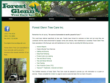Tablet Screenshot of forestglenntreecare.com